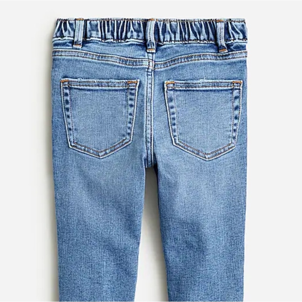 NWT • Crewcuts Girls' runaround jean in faded wave wash - Picture 4 of 4